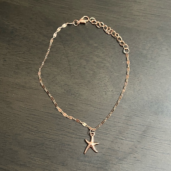 Rose Gold Starfish Anklet/Bracelet - Picture 2 of 4